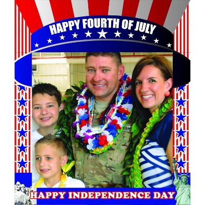 LEMONSODA Independence Day Themed Birthday Party Photo Frame Prop, 35 X 30 inches