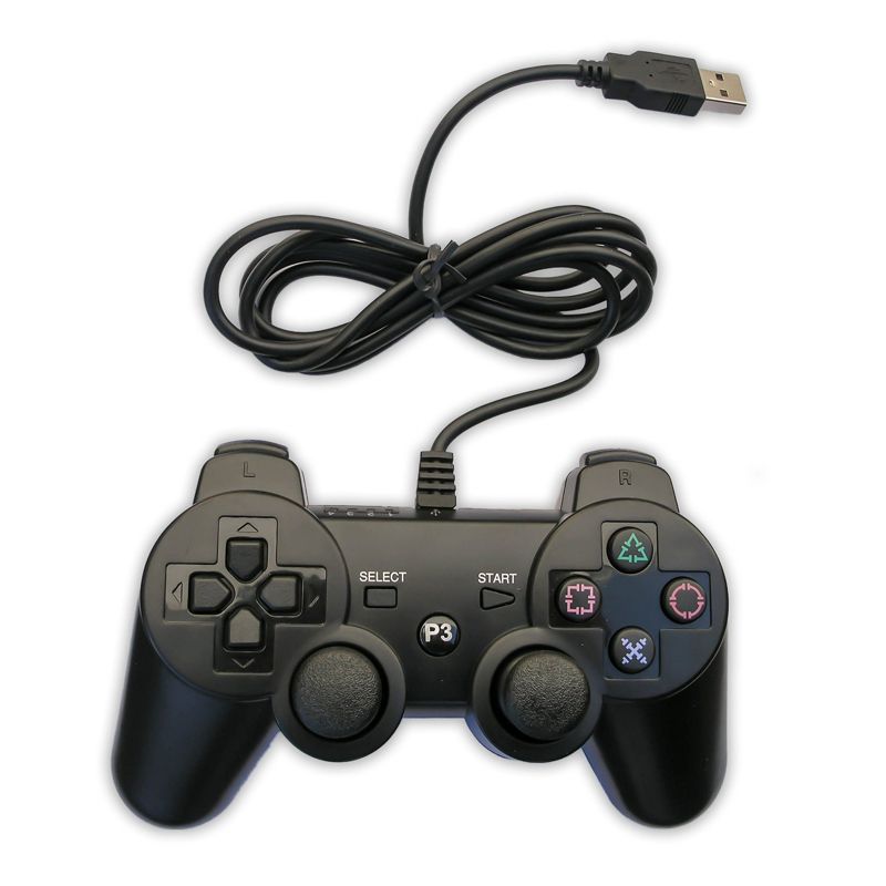 Wired Controller for PS3 in Black, 1 of 4