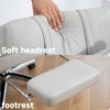 Anybear Swivel Ergonomic Office Chair, Technology Leather High Back Office Chair with Lumbar Support Headrest - 2 of 4
