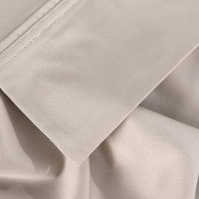 Medium Beige Full Bamboo Cotton Blend Sheet Set