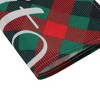 Unique Bargains Christmas Place Mats Linen Red Green White 13" x 17.7" 2 Pcs - 4 of 4
