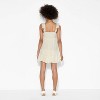 Women's Mini Embroidered Flutter Cap Sleeve Babydoll Dress - Wild Fable™ White - 3 of 3