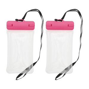 Unique Bargains Inflatable Mobile Waterproof Bag 4.92"x9.65" 2 Pcs - 1 of 4
