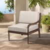 Teal Island Designs Napa Modular Natural Dark Oil Acacia Right Arm Chair - 2 of 4