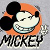 Men's - Disney - Mickey Peace Long Sleeve Graphic T-Shirt - 2 of 4