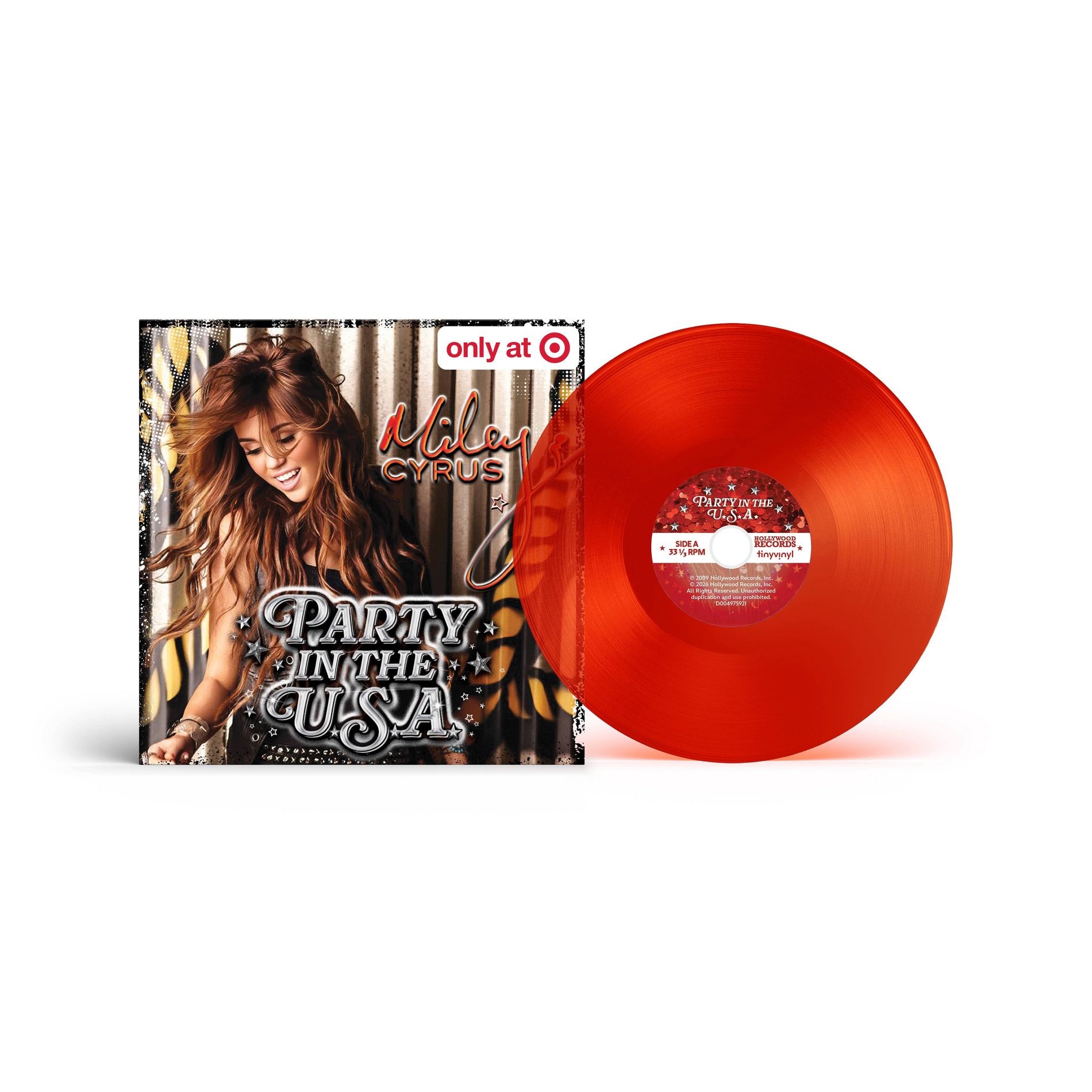 Miley Cyrus Tiny Viny Edition - Party in the USA/Time of Our Lives (Target Exclusive, vinyl 4 inch)