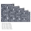 Traditional Retro Floral Area Rug, Washable Foldable Low Pile Non Slip Indoor Accent Carpet for Living Room Bedroom - 2 of 4