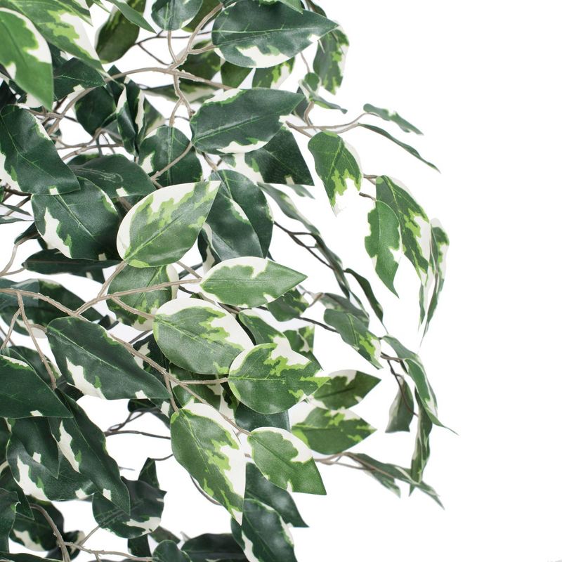 Artificial Variegated Ficus Tree (6"), 4 of 7