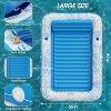 Jasonwell 4-in-1 Inflatable Tanning Lounger, Sun Tan Tub & Pool Raft, Water-Filled Mat for Adults & Kids (XL), Blue - 2 of 4