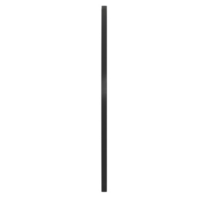 30" Black Round Metal Frame Accent Wall Mirror
