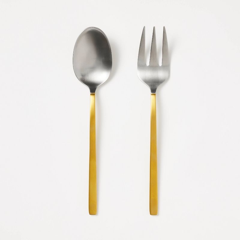 Two-Tone Kitchen Serve Set Gold - Threshold&#8482; designed with Studio McGee, 1 of 5