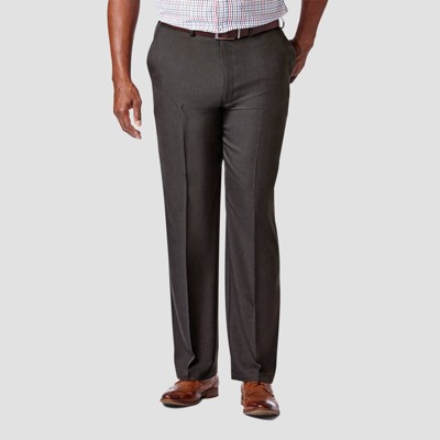 Haggar Men's Big & Tall Cool 18 PRO Classic Fit Flat Front Casual Pants