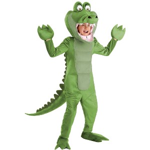 HalloweenCostumes.com X Small   Kids' Disney Tick-Tock The Crocodile Halloween Costume | Kids Crocodile Costume,  Pink/Green/Green - 1 of 4