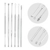 Unique Bargains Stainless Steel Ear Cleansing Tool Set Ear Care Set with Storage Case - 3 of 4