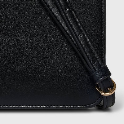 A New Day Flap Cell Phone Wallet - A New Day™ Black: Shell, Snap Closure, Solid Pattern — фото 5