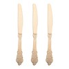 Smarty Had A Party Shiny Baroque Gold Plastic Knives - 600 pcs - 2 of 4