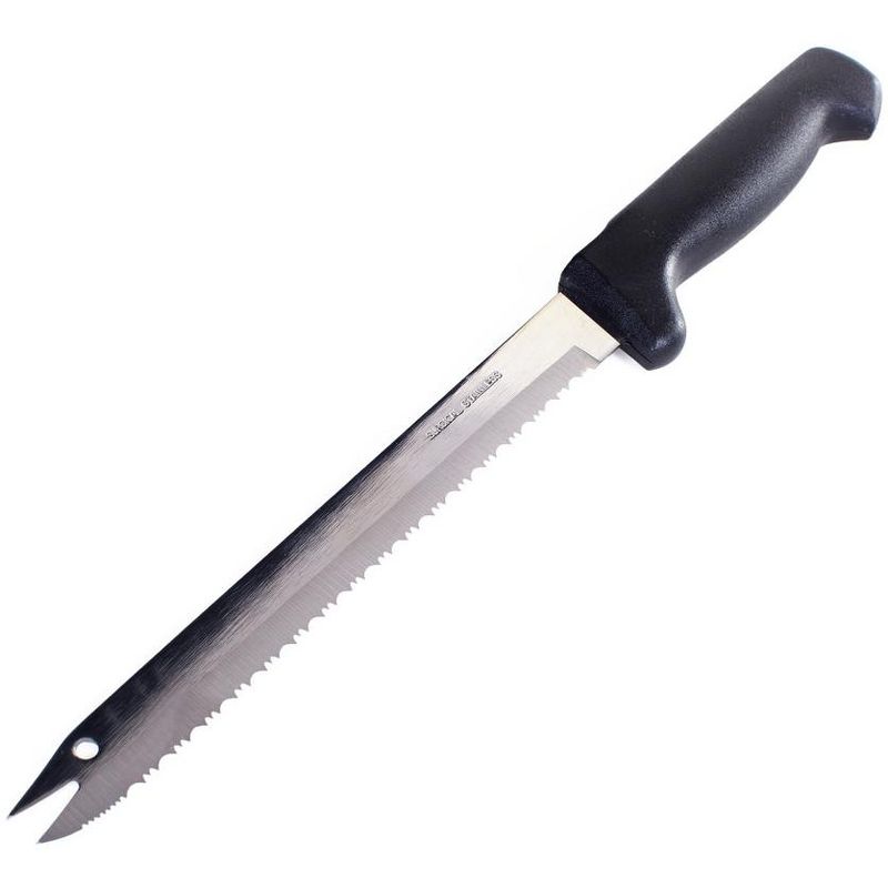 Kitchen + Home Edge Knife - 8" Stainless Steel Serrated All Purpose Carving Bread Knife, 1 of 7