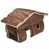 A&E Cage Company Guinea Pig, Gerbil, Mouse, Chinchilla, Ferret, Rat, Hamster Medium Log Cabin Hut Tunnel - 2 of 2
