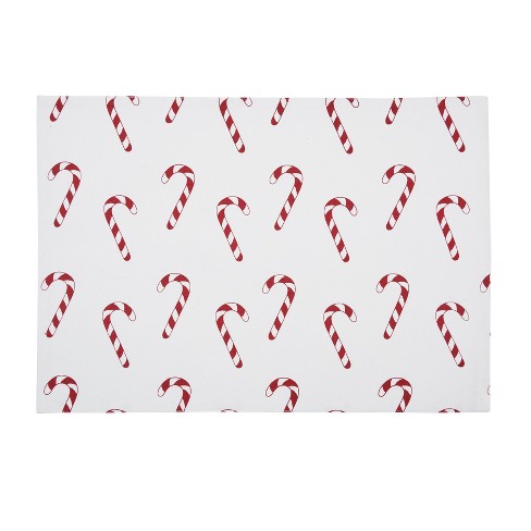 C&f Home Candy Cane Wishes Placemat S/6 : Target