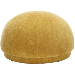 Lipy Half Sphere Ottoman - OTT1304 - Mustard - Safavieh - 1 of 4