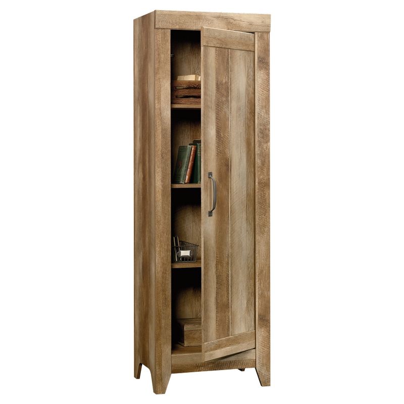 Adept Narrow Storage Cabinet - Craftsman Oak - Sauder, 1 of 11
