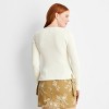 Women's Crewneck Zip-Front Sweater - Future Collective - 2 of 3