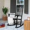 Cambridge Casual Alston Mahogany Outdoor Patio Rocking Chair - 2 of 4