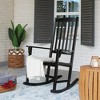 Cambridge Casual Alston Mahogany Outdoor Patio Rocking Chair - image 2 of 4