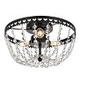 Elegant Lighting Kylie 14 inch flush mount in black - 3 of 4