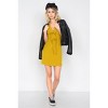 Slickblue Casual V-Neck Mini Dress – Cap Sleeves, Self-Tie Waist, Vintage-Inspired Look, S/M/L - 3 of 4