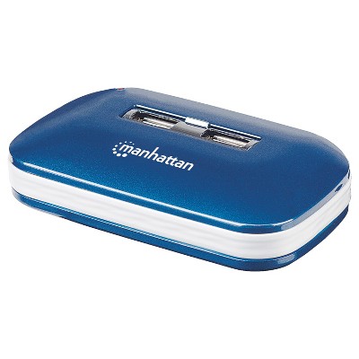 Manhattan® 7-Port Ultra USB 2.0 Hub in Blue