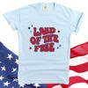 Simply Sage Market Land Of The Free Retro Garment Dyed Tee - XL - Chambray - 3 of 4