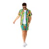 OppoSuits Men's Summer Set - Printed Top And Shorts - 3 of 4