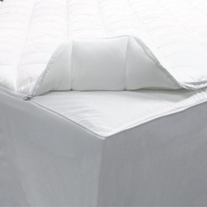 2-In-1 Zippered Mattress Protector (Twin) White - AllerEase