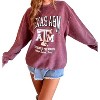 Women's A&M Mascot Cord Sweatshirt - CHARLIE SOUTHERN - 2 of 3