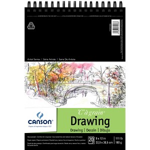 Canson Artist Series C à Grain Drawing Pad, Top Wire Binding, 20 Sheet, 9x12 inch, 1 Count - 1 of 1