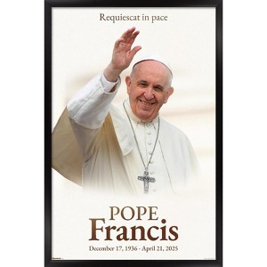 Trends International Pope Francis - Memorial Framed Wall Poster Prints - 1 of 4