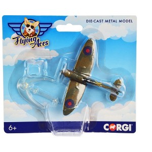 Supermarine Spitfire Fighter Aircraft "RAF" "Flying Aces" Series Diecast Model by Corgi - 1 of 3