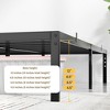 Bed Frame Heavy Duty Mattress Foundation, Easy Assembly, No Box Spring Needed, Platform Bed for Bedroom, Apartment, Black, Metal - 2 of 4
