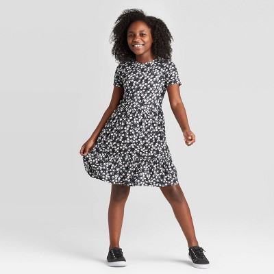 target girls black dress