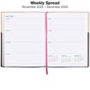 2026 Planner Calendar, 8"x10" : Includes 14 Months (Nov 2025-Dec 2026) / 2026 Weekly Organizer (Pink/Black) - 4 of 4