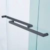 NicBex Shower Door for Bathroom Double Sliding Shower Doors with 5/16" (8mm) Thick SGCC Clear Tempered Glass and Aluminium Alloy Frame, Matte Black - 3 of 4