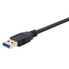 Monoprice USB 3.0 Type-A Male to Type-A Female Extension Cable - 6 Feet - Black | Use with PlayStation, Xbox, Oculus VR, USB Flash Drive, Card Reader, - 3 of 4