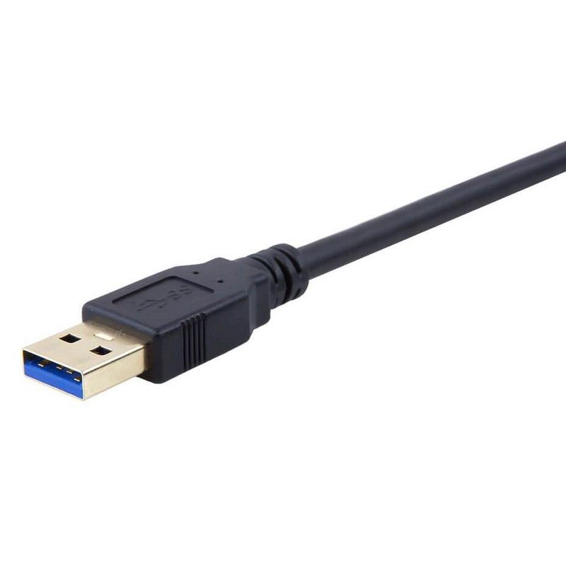 Monoprice USB 3.0 Type-A Male to Type-A Female Extension Cable - 3 Feet - Black | Use with PlayStation, Xbox, Oculus VR, USB Flash Drive, Card Reader,, 3 of 7