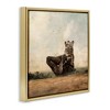 Stupell Industries Bear Holding Paws Watching Sunset, 18" x 18" - 3 of 4