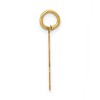 Black Bow Jewelry 14k Yellow Gold, Athletic Collection, Small Polished Number 53 Pendant - 2 of 4