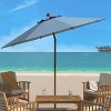 Cannes 9Ft Wooden Umbrella - PAT8009 - Safavieh - 2 of 4