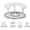 Two-Tiered Spice Organizer and Holder That Saves Space, Keeps Everything Neat, Organized & Within Reach With Dual Spin Turntables - 3 of 4