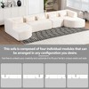 144"W Modular Sectional Sofa, Oversized Upholstered Cloud Couch with 2 Chaise Lounge & 5 Pillows - ModernLuxe - 4 of 4