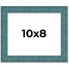 PosterPalooza | Photo Size Simple Blue Picture Frame - UV Acrylic, Foam Board Backing, Hanging Hardware - 2 of 4